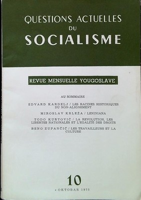 AKTUELLE FRAGEN DES SOZIALISMUS NR. 10 - OKTOBAR 1975 AA.VV. \ 1975 \ BROSCHÜRE