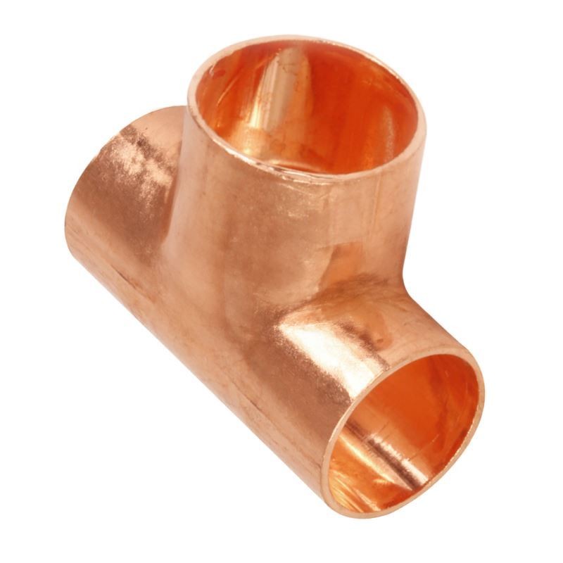 ODSUPPLIES - Bag of 2-15mm x 15mm x 22mm Reducing Tee - End Feed | Also Available in 8mm, 10mm, 15mm, 22mm, 28mm, 35mm, 42mm and 54mm - Image 2