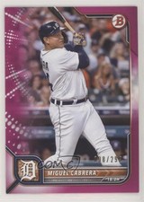 2022 Bowman Fuchsia Border 98/299 Miguel Cabrera #50 0c3e