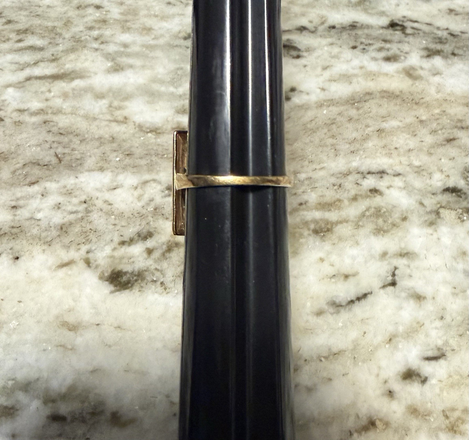 Sterling Rectangular Cocktail Ring Size 10 - image 7