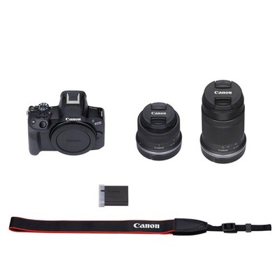 Canon EOS R50 Systemkamera + RF-S 18-45mm IS STM + RF-S 55-210mm F5-7.1 Objektiv