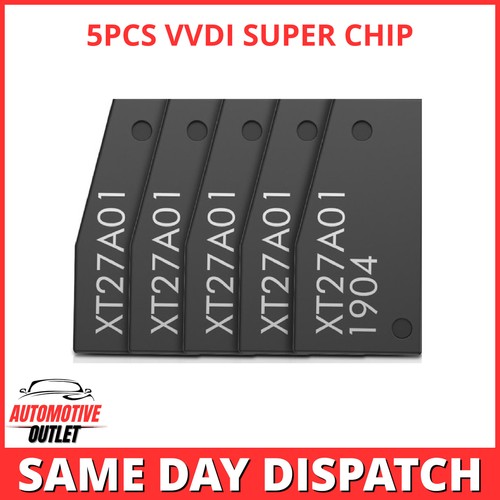 5x XHORSE VVDI SUPER CHIP XT27A01/A66 TRANSPONDER FOR VVDI2 MINI KEY TOOL/MAX