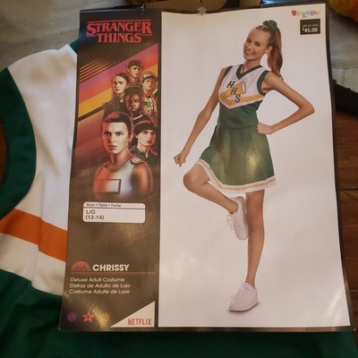 Stranger Things Chrissy Cheerleader Costume Size Large 12-14
