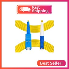 Fibergaga-1m 3ft OS2 SC to LC Fiber Patch Cable, Single Mode, Simplex, Length O