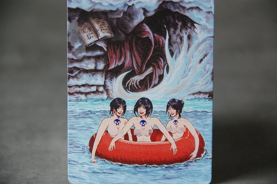 Dark Sentō Ritual  III MTG Satirical Altered  Art - Image 4 of 4