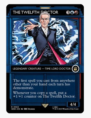 The Twelfth Doctor (Showcase) MTG WHO | Izzet Demonstrate Copy Spells Rare | NM
