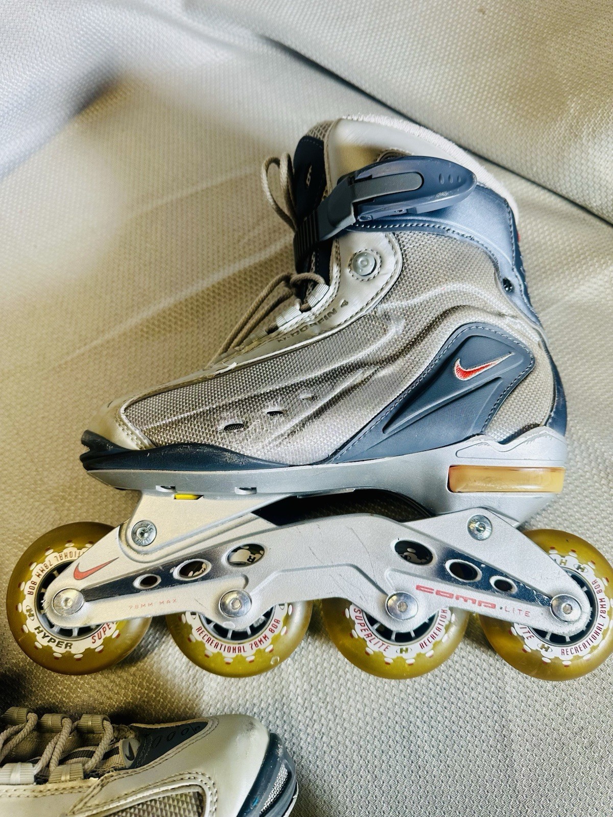 EXCELLENT Nike Air Max N-Dorfin 4 Inline SL Roller Blades Hockey Skates Women 7 thumbnail 4