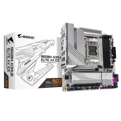 Aorus B650 Aorus Elite Ax Ice Socket Am5/B650/Ddr5/S-Ata 6Gb/S/Micro Atx
