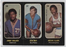 1971-72 Topps Trios Stickers Jimmy Walker Don May Archie Clark #16-17-18 1l2