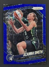 2025 Panini Prizm WNBA - Alanna Smith #101 Blue Velocity Prizm