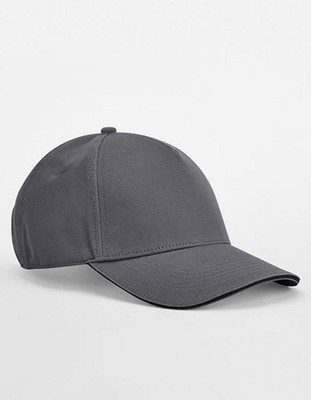 EarthAware  Classic Organic Cotton 5 Panel Cap - Sandwich Pe | Beechfield