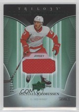 2018 Trilogy Rookies Jersey Green Foil Relics 120/499 Michael Rasmussen #75 0q7o