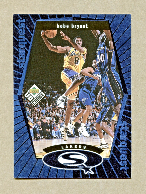 1998-99 Upper Deck UD Choice - Starquest Kobe Bryant #SQ13 Blue EX Lakers