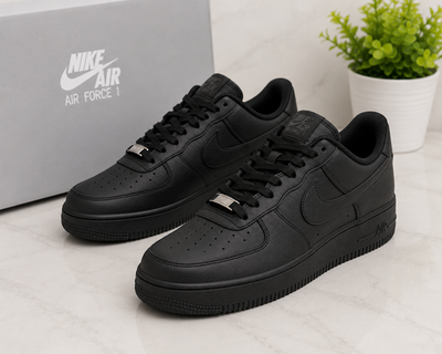 Size 13 - Nike Air Force 1 '07 Low Triple Black for sale online | eBay