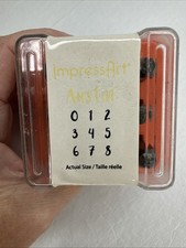 IMPRESSART Austin Number Metal STAMP KIT 3MM Stamping Set