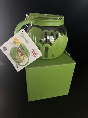 Ecolution Original Microwave Micro-Pop Popcorn Popper GREEN  1.5 Qt  - NEW!!