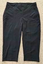 COLUMBIA PFG Tidal Sands Capri Pants Pull On BLACK Size Medium M