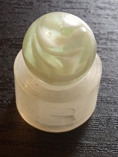 Collectable White And Clear Marble