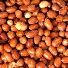 Roasted and Salted Red Skin Spanish Peanuts, Cacahuate Snacks (Roasted & Salted