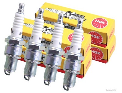 4x NGK Zündkerze Set 1095 BCPR7ES-11 Ford Escort IV Orion Saab 9-3 9-5 900 9000