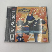 Digimon World 2 Sony PlayStation 1 PS1 2000 Black Label Tested SLUS-01193