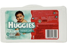Huggies Plastic Wipes Container Travel On The Go Refillable Dispenser White NOS