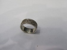 925 Sterling Silver Braided Design Band Ring