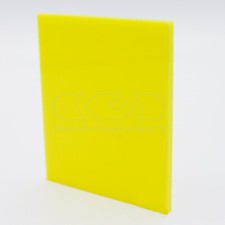 Lastra plexiglass giallo limone pieno su misura spessore 3 mm