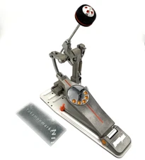 Pearl P-3000D Demon Drive Single Pedal Silver Orange From Japan Very Good