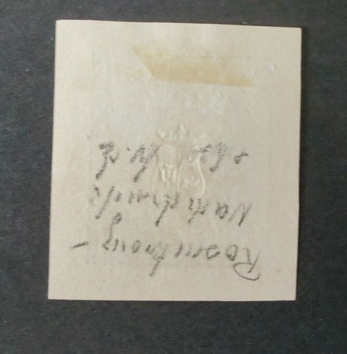 1850 MiNr 1 ND Wappen 1 S Rosenkranz-Neudruck preußischblau ungebraucht Befund - Bild 4 von 5