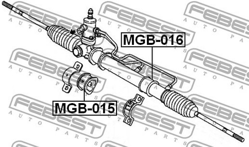 FEBEST MGB-015 Mounting, steering gear for MITSUBISHI - Bild 2 von 2
