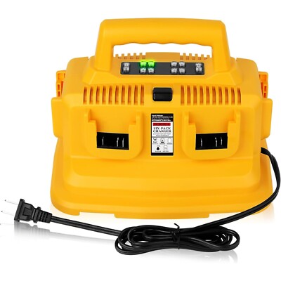 6-Port DCB104 Fast Charger For DEWALT 20V Lithium Battery