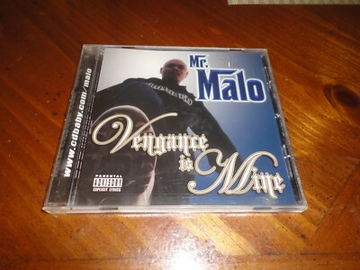 Chicano Rap CD Mr. Malo - Vengance is Mine - Krazy Aztec L-WERO DJ Lil One
