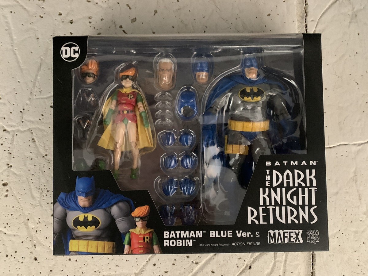 NEW MAFEX BATMAN BLUE Ver. & ROBIN The Dark Knight Returns