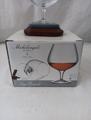 Luigi Bormioli Michelangelo 13.25 oz. Brandy Cognac Wine Glasses 4 pcs - Picture 5 of 6