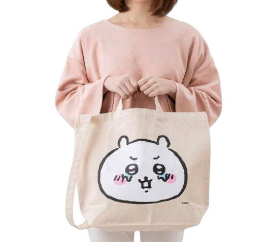 Chikawa 2way Canvas Tote bag With long shoulder strap from