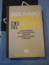 DIZIONARIO WEBSTER DEI TERMINI DI COMPUTER 
