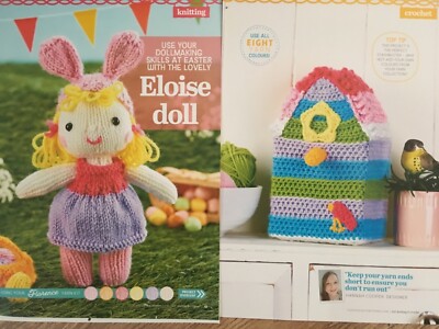 Osterhase Hase Puppe & Vogelhaus Spielzeug Strick- & Häkelanleitung