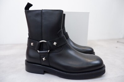 Russell & Bromley Herren BRANDNEU Indiana Leder Stiefel Schuhe Schwarz £325