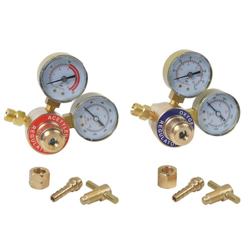 Oxygen Regulator & Acetylene Gas Regulator Victor Welding Cutting Torch Gauge US - Picture 2 of 14