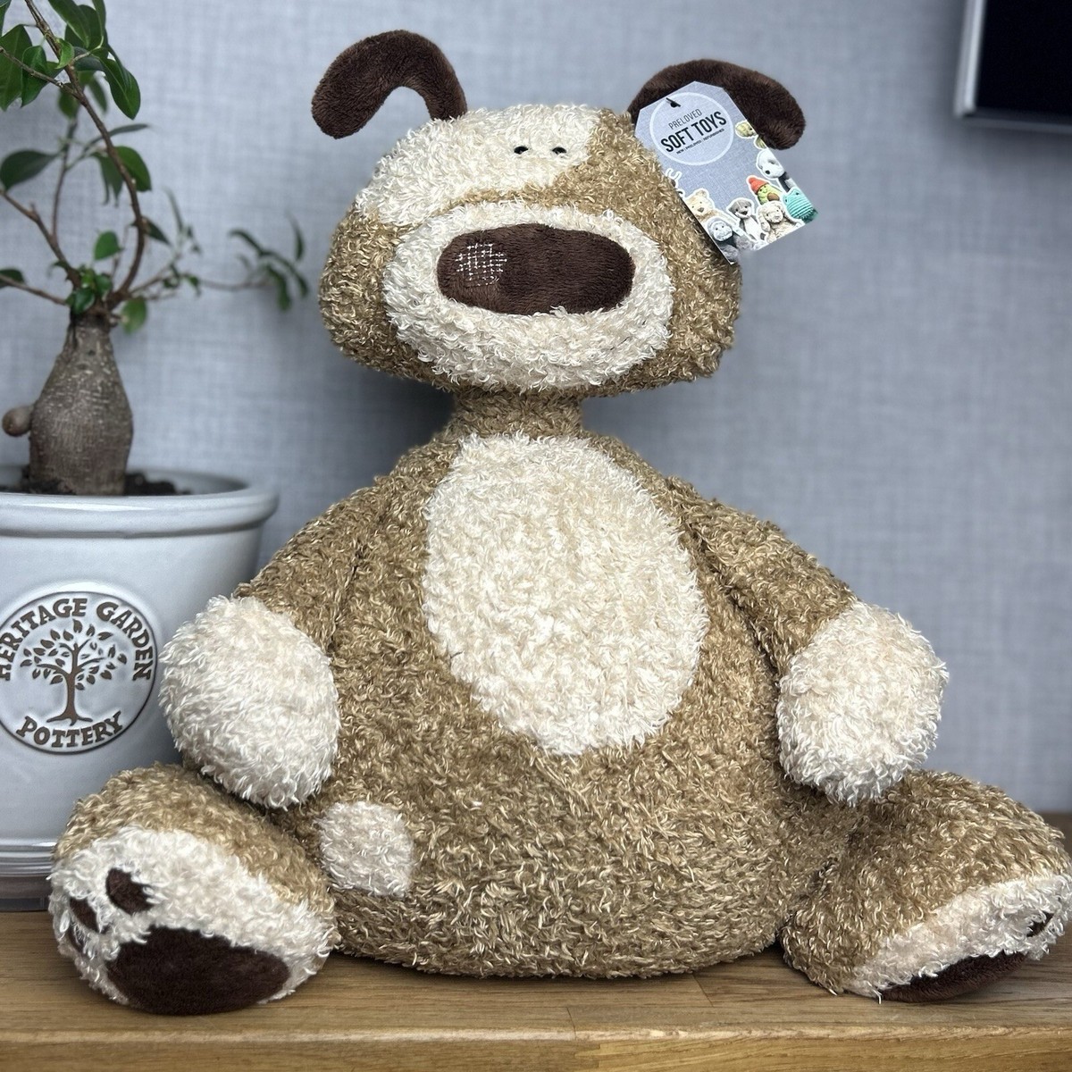 Jellycat Tumblebum Dog - Large Plump Dog - Cute Toe Beans Large