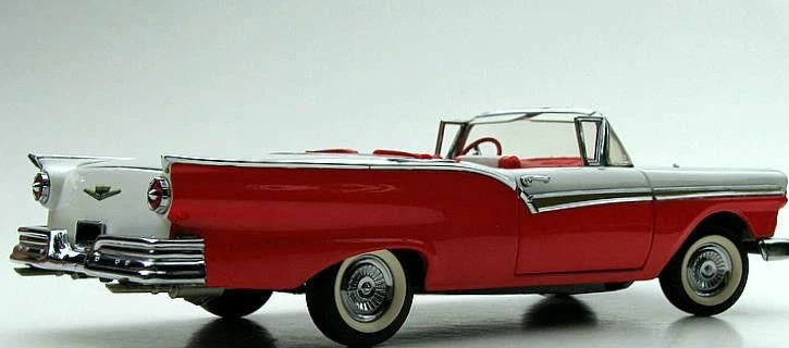 Ford Custom Built Concept Classic Car 1:24 Hot Rod Race GT ESTAÑO Metal Modelo 1950 Foto 4 de 4