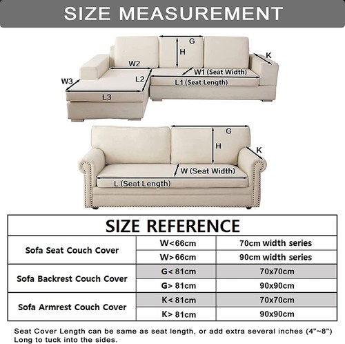 Thick Plush Sofa Covers Soft Fluffy L Shape Corner Couch Cushion Slipcovers - Picture 22 of 58