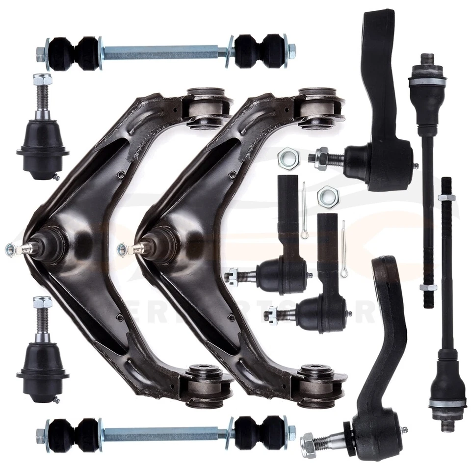 For 2001-2010 Chevrolet Silverado 2500 HD 12Pcs Front Control Arm Suspension Kit - Image 2 of 4
