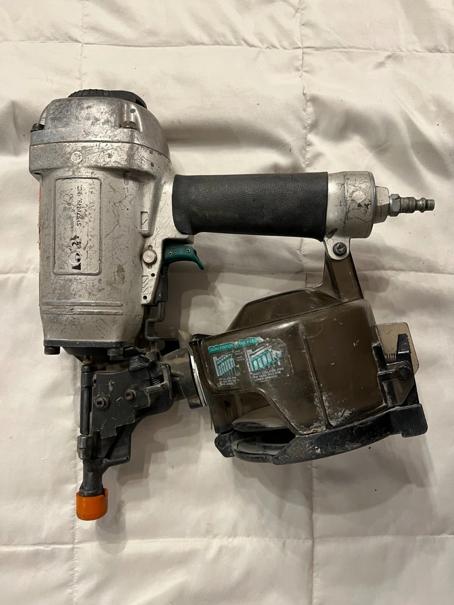 ET F Rockfast Model 610 Panel to Steel Pneumatic Air Nail Gun Tested Working