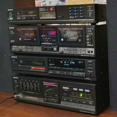 HiFi Sony Vintage 1985 Audio Stereo System