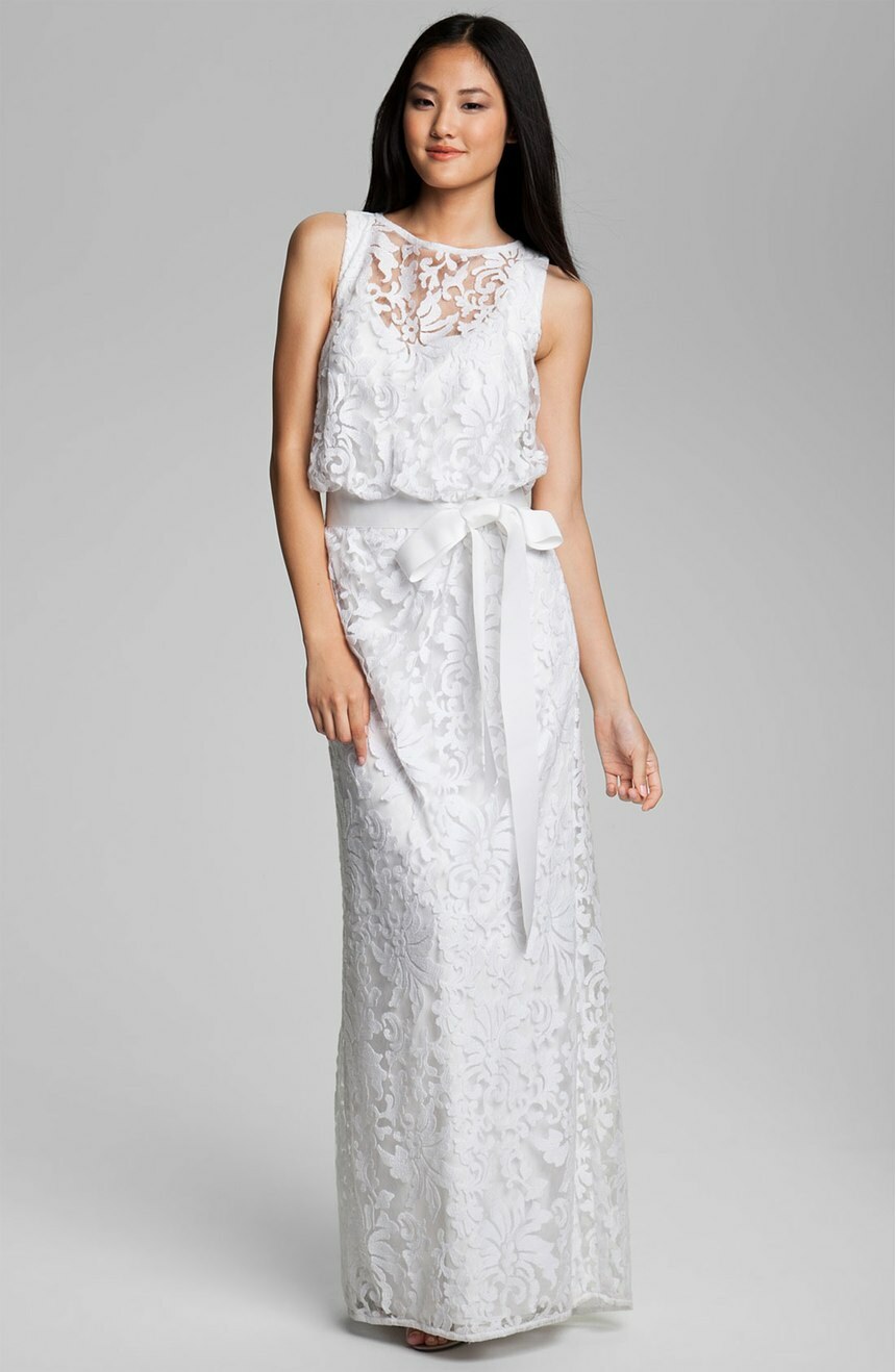 Tadashi Shoji Embroidered Lace Blouson 