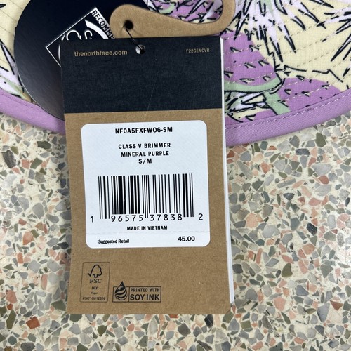 The North Face® Class V Brimmer Mineral Purple Cactus Camo Print SZ Sm/M UPF 40+ - Picture 4 of 6