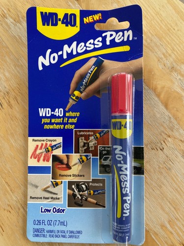 New WD-40 No Mess Pen Lubricates Protects Removes 0.26 oz Low Odor wd40 pen