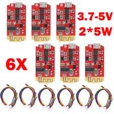 6X 2 5W 3.7V-5V Dual Plate Bluetooth Amplifier Module DIY Speaker Modification